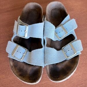 Birkenstock Suede Arizona Sandals Sz 38